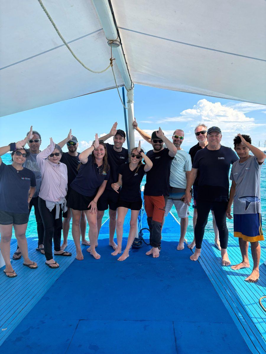 The Blue Mind team and divers aboard